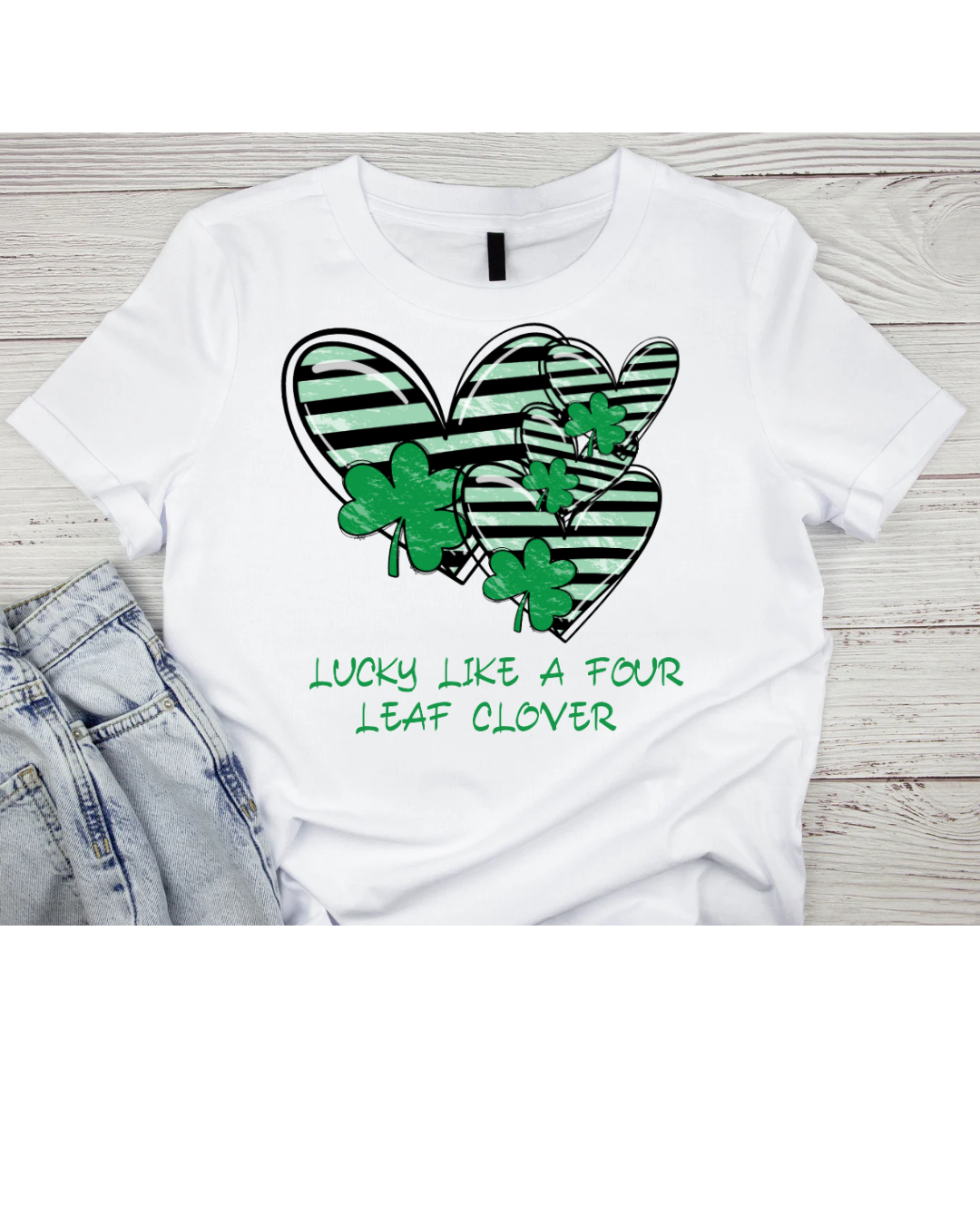 Lucky Heart Clover T-Shirt