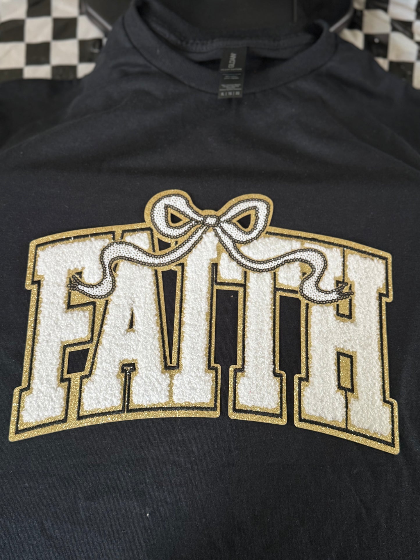 White Faith Patch Tshirt