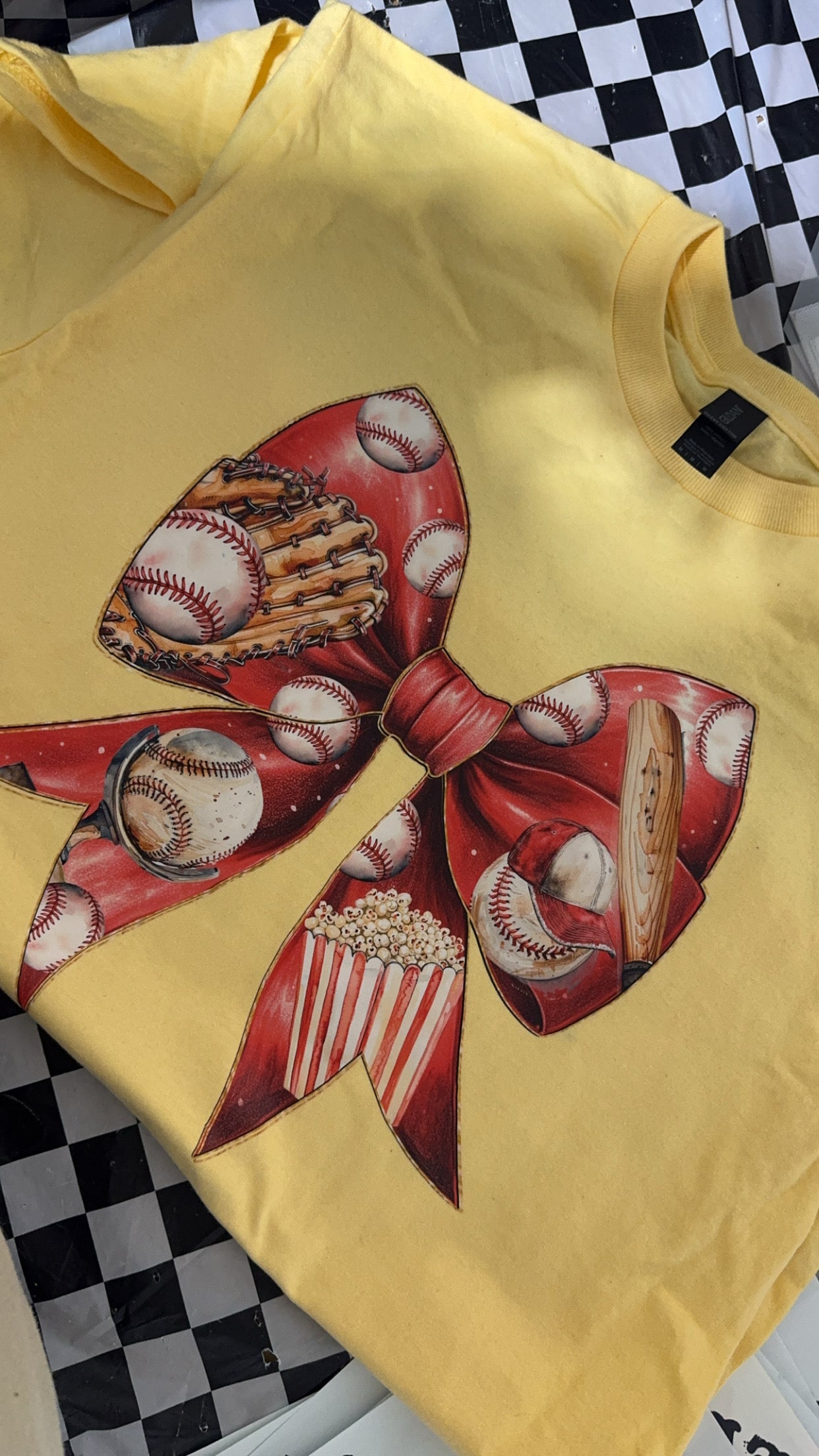 Baseball Bow Tshirt