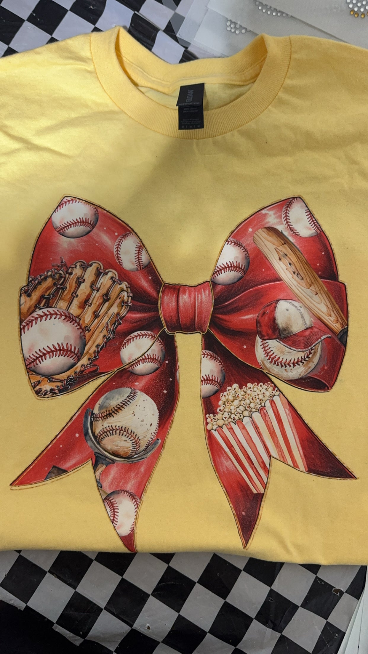 Baseball Bow Tshirt