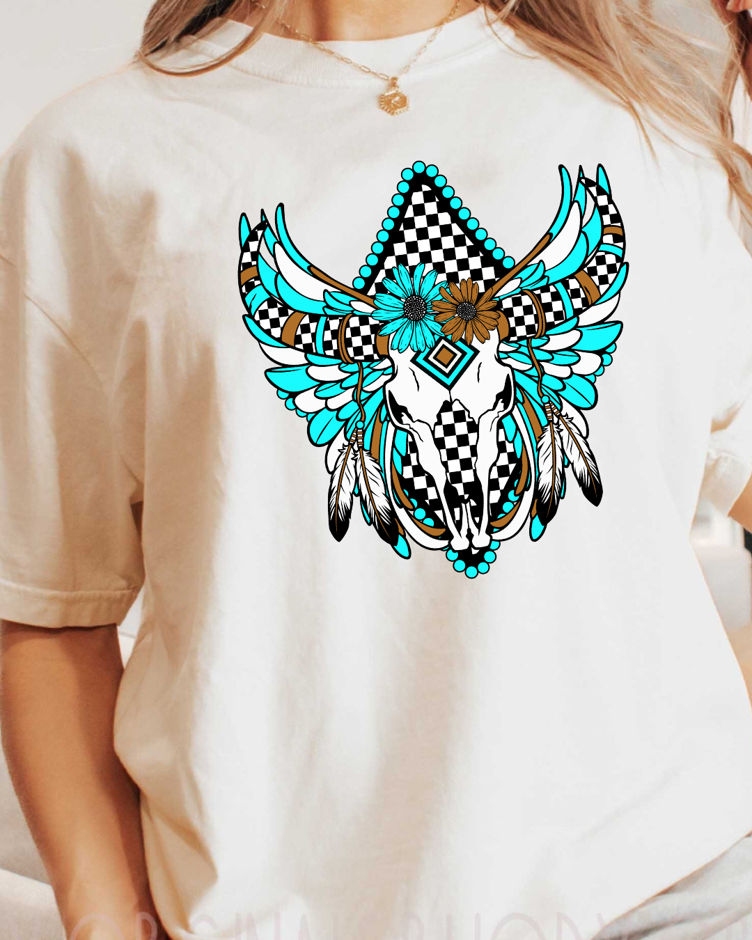 Checkered Skull