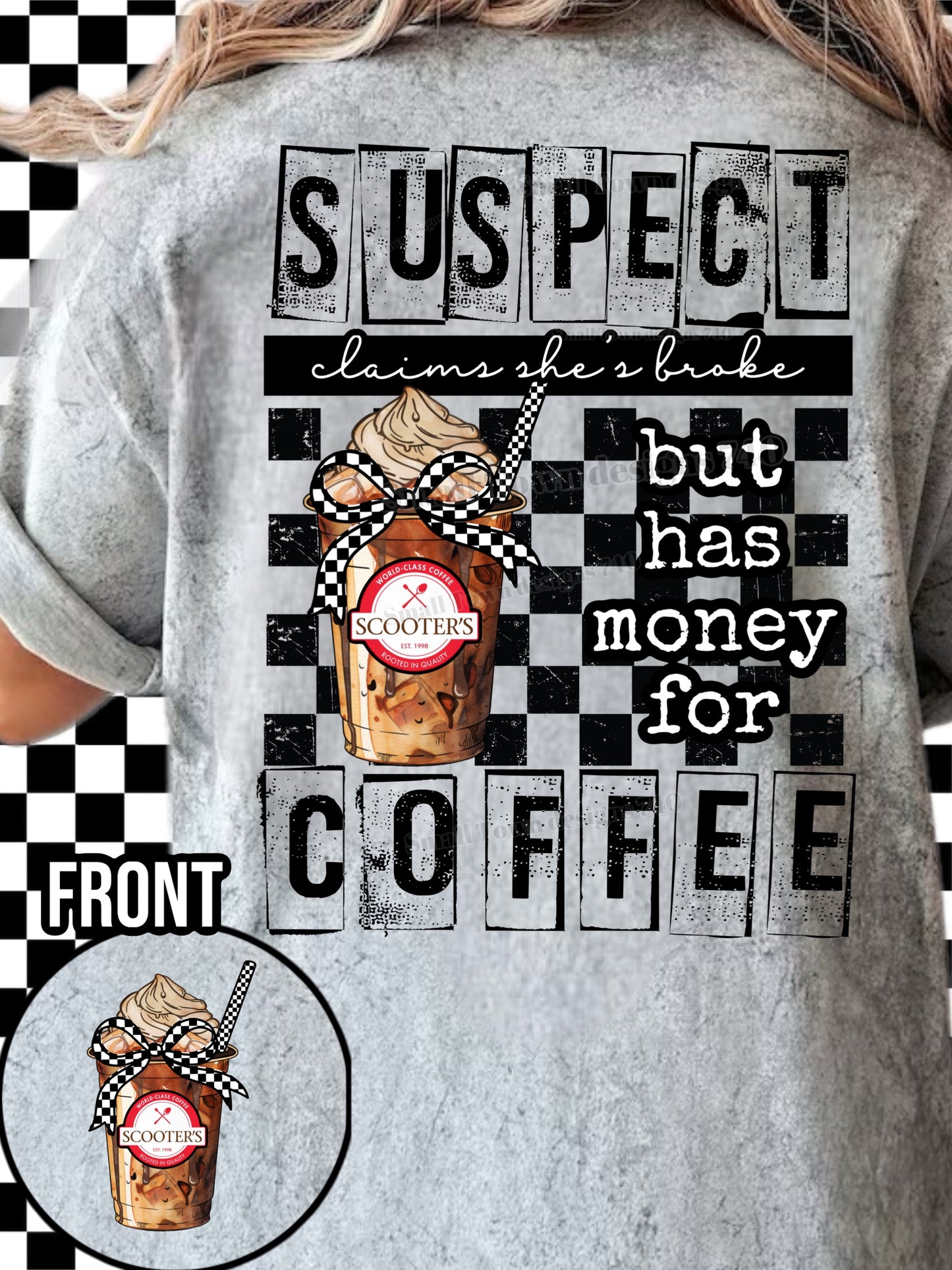 Suspect Broke: But Has Money for Coffee: Scoot