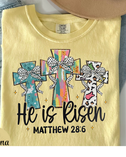 He Is Risen -3 Crosses