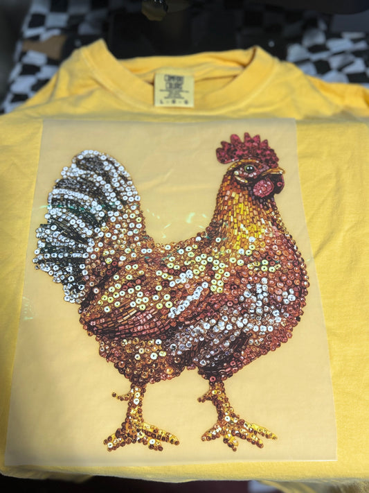 Rhinestone Rooster