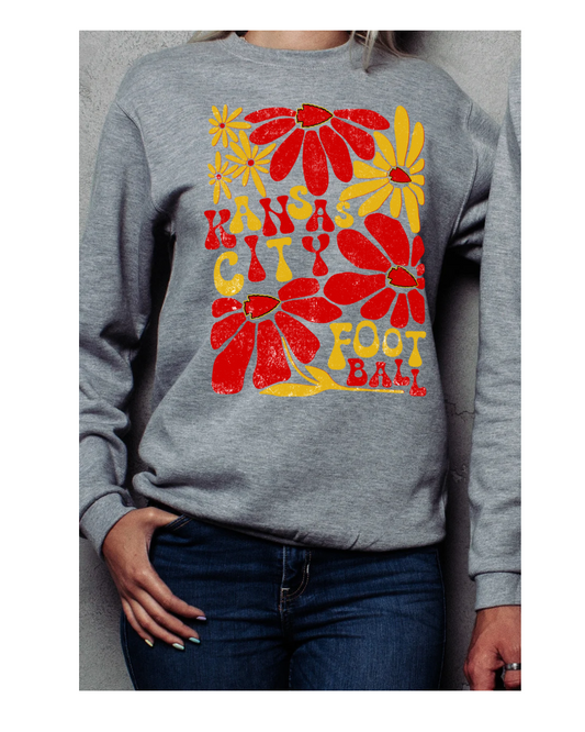 Floral Red & Gold