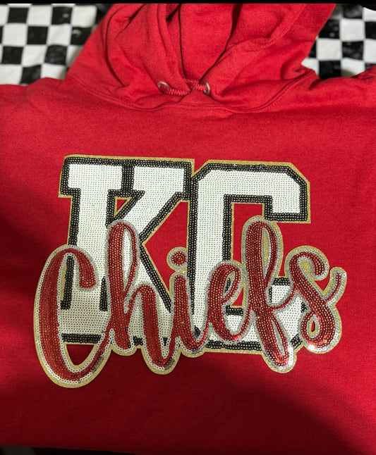 Patch Red Hoodie