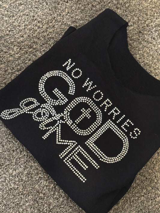 No Worries God Got Me Crew Sweater