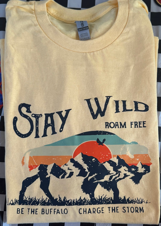 Buffalo Stay Wild TShirt