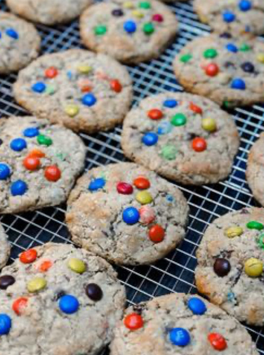 Oatmeal M&M Cookies