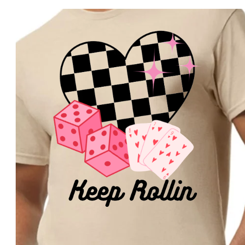 Checkered Heart T