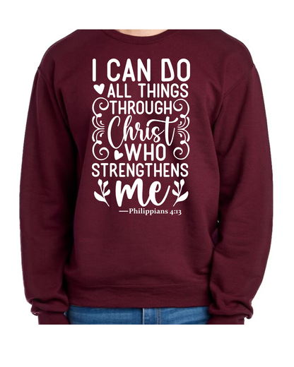 Phil 4:13 Crew Sweater