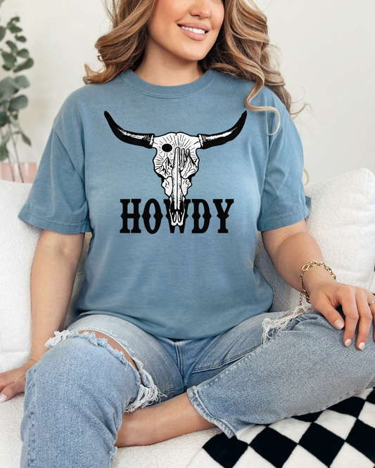 Howdy Bull Skull
