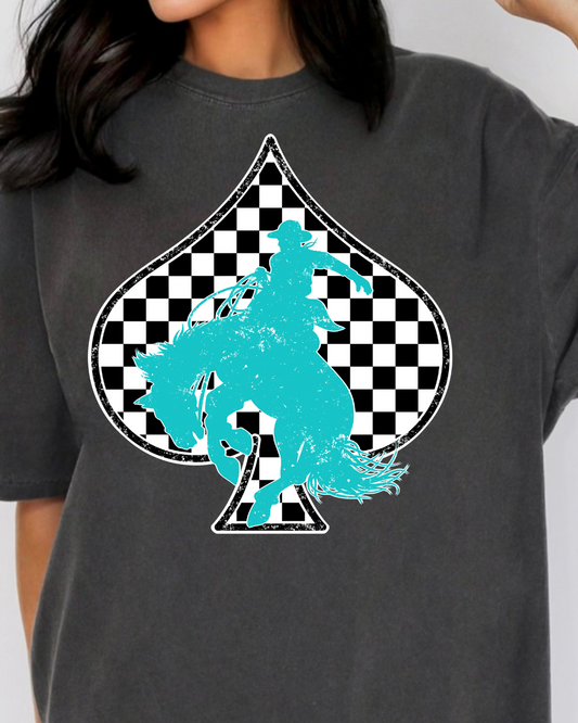 Checkered Spade Tshirt
