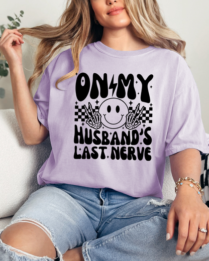 On my husbands last never