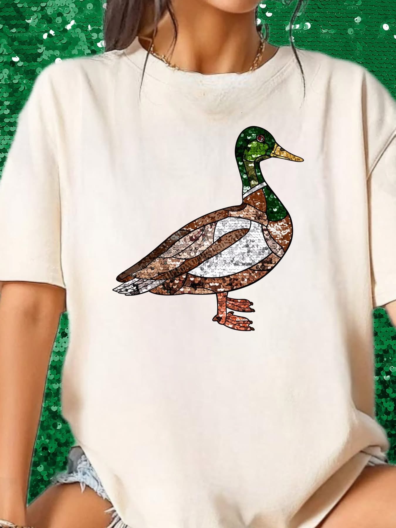 Mallard Sequin Duck