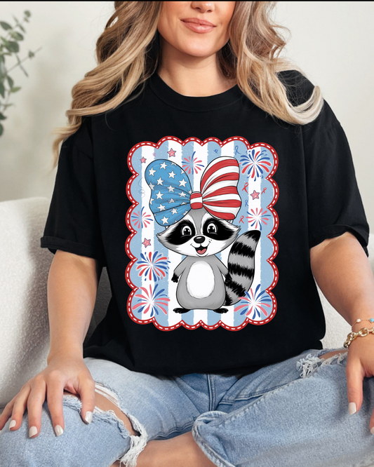 Patriotic Raccoon
