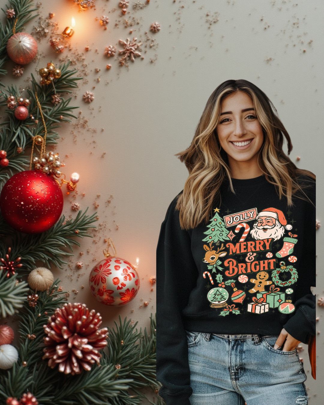 Merry & Bright Retro Style