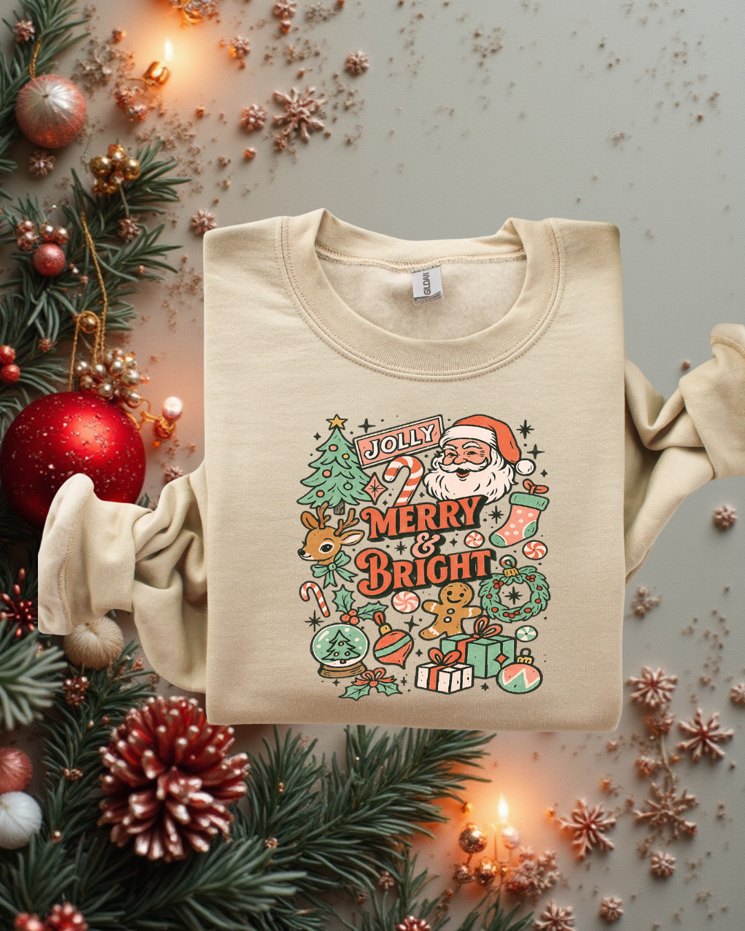 Merry & Bright Retro Style