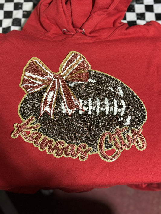Sequin Patch Hoodie