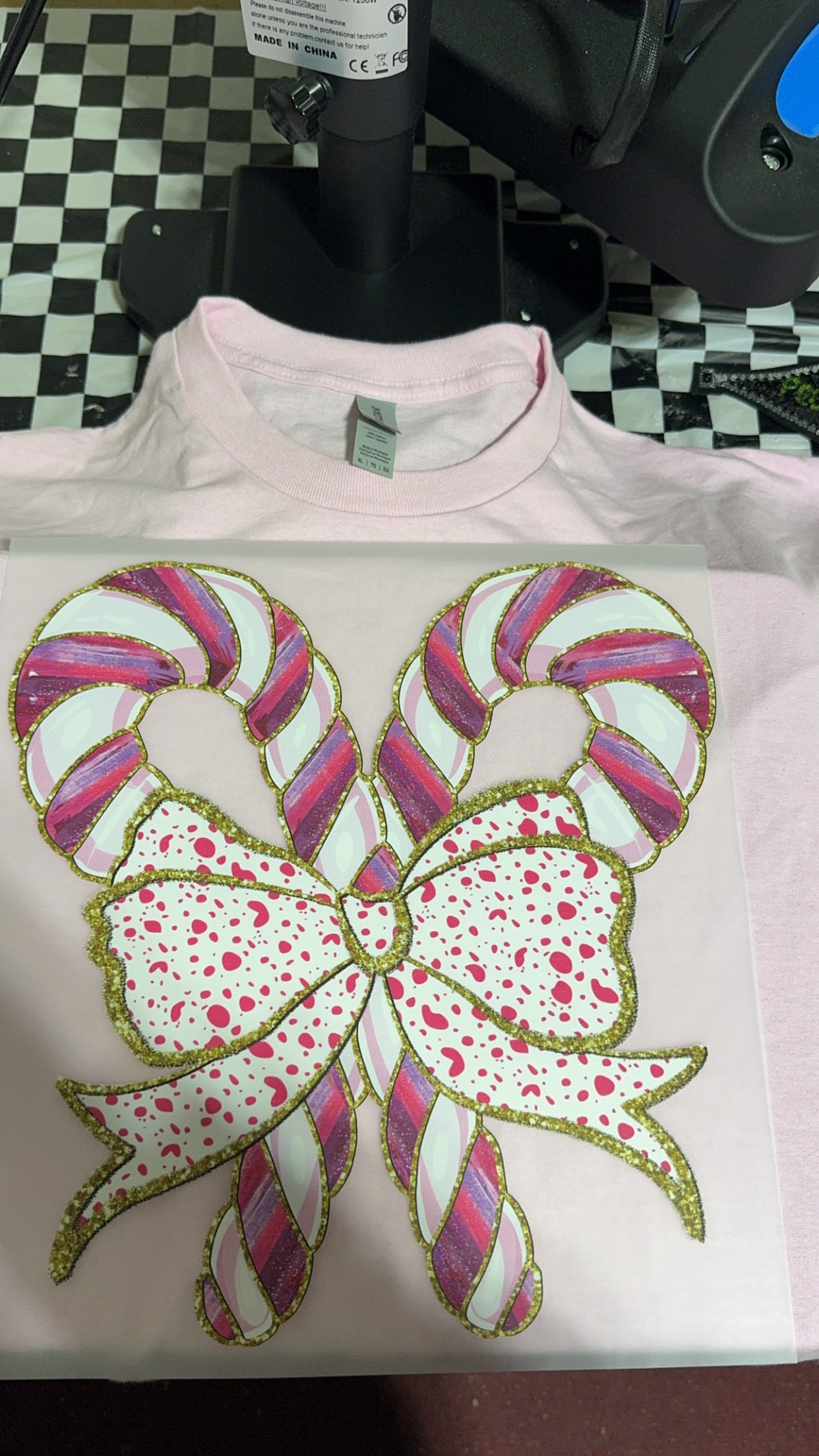 Pink Candy Cane T-Shirt