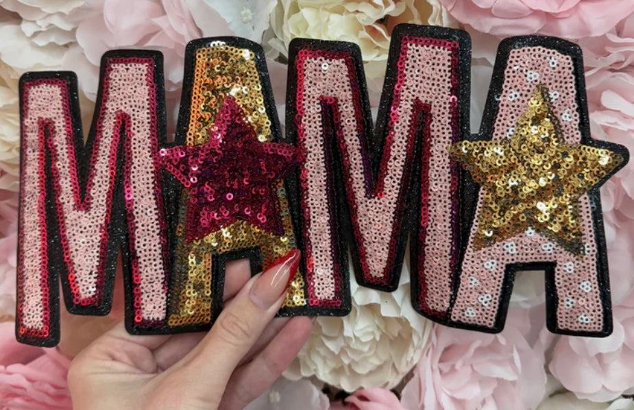 MAMA STARS CREW SWEATER